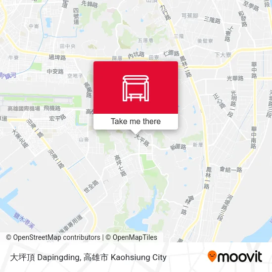 大坪頂 Dapingding地圖