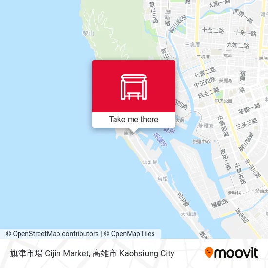 旗津市場 Cijin Market地圖
