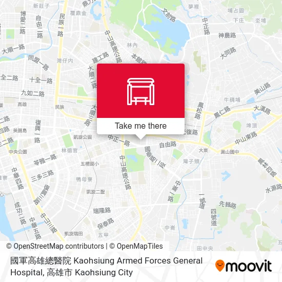 國軍高雄總醫院 Kaohsiung Armed Forces General Hospital map