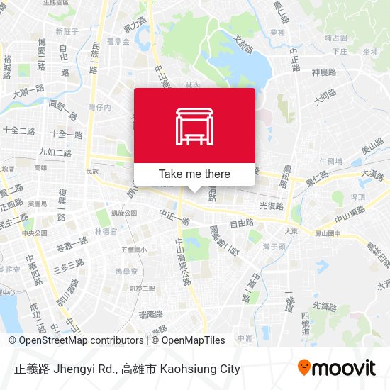 正義路 Jhengyi Rd. map