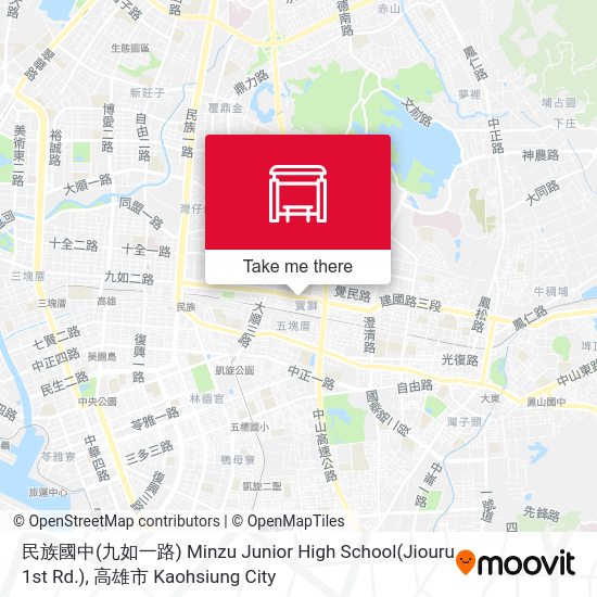 民族國中(九如一路) Minzu Junior High School(Jiouru 1st Rd.) map