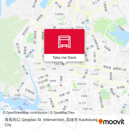 青島街口 Qingdao St. Intersection map