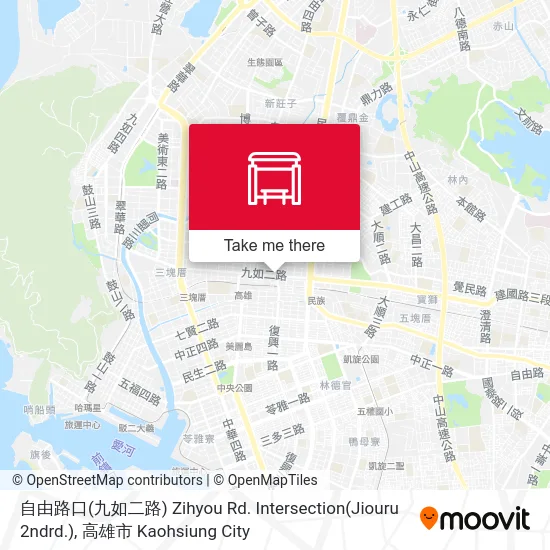自由路口(九如二路) Zihyou Rd. Intersection(Jiouru 2ndrd.) map