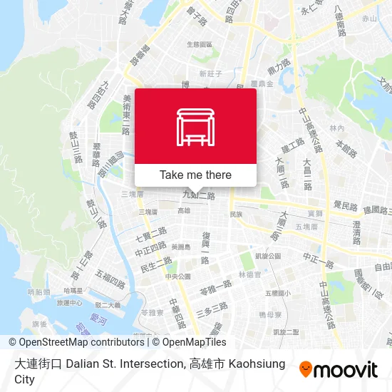 大連街口 Dalian St. Intersection map