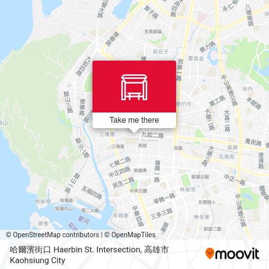 哈爾濱街口 Haerbin St. Intersection地圖