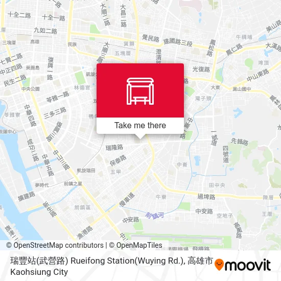瑞豐站(武營路) Rueifong Station(Wuying Rd.)地圖