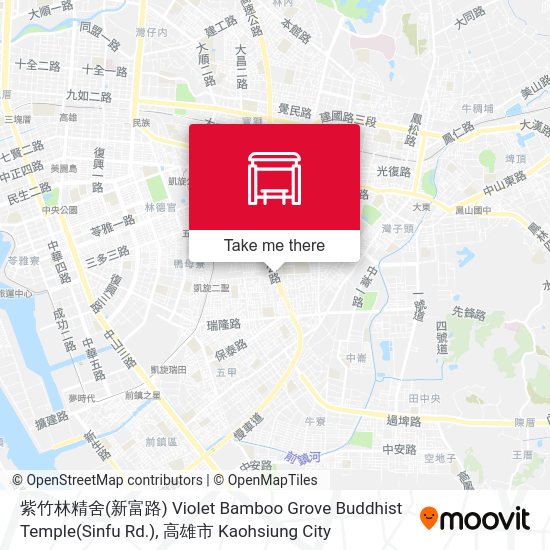 紫竹林精舍(新富路) Violet Bamboo Grove Buddhist Temple(Sinfu Rd.) map
