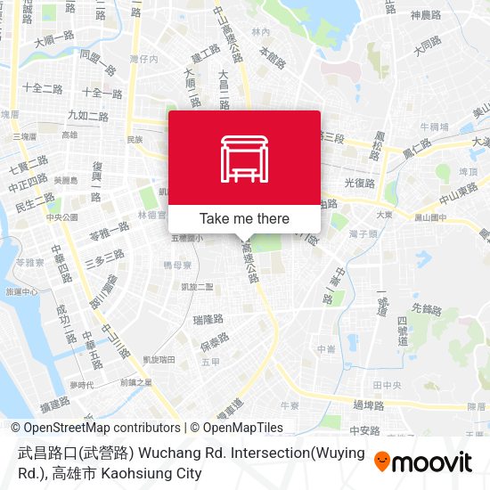 武昌路口(武營路) Wuchang Rd. Intersection(Wuying Rd.) map
