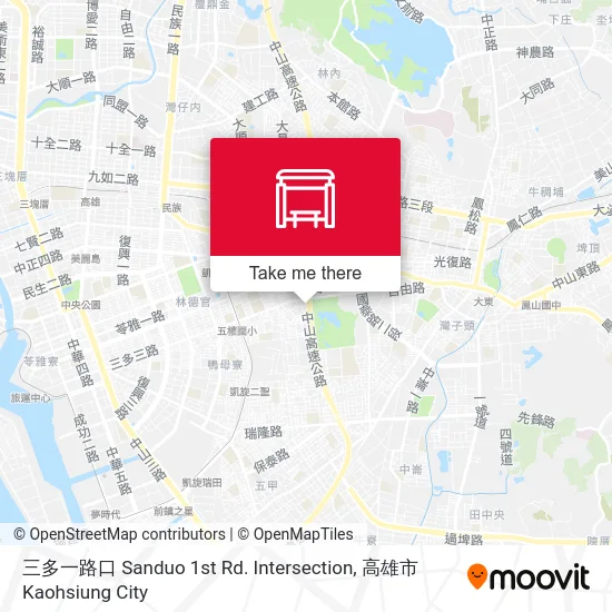 三多一路口 Sanduo 1st Rd. Intersection map