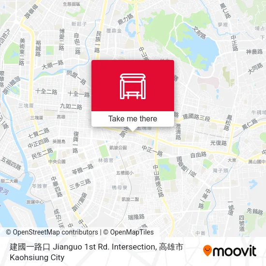 建國一路口 Jianguo 1st Rd. Intersection地圖