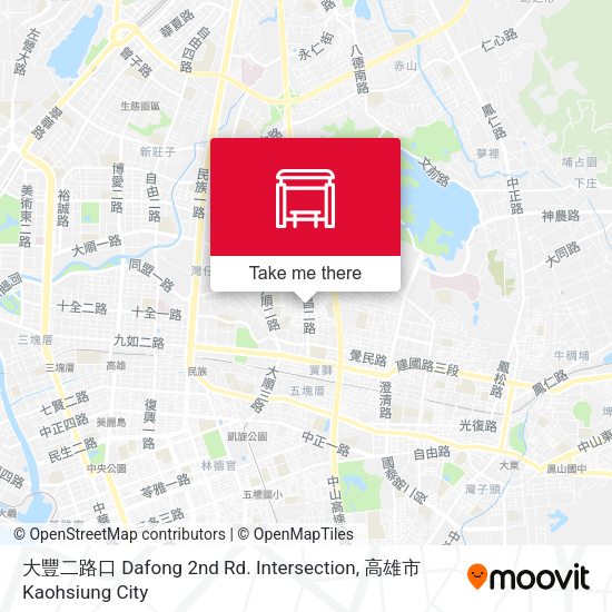 大豐二路口 Dafong 2nd Rd. Intersection map