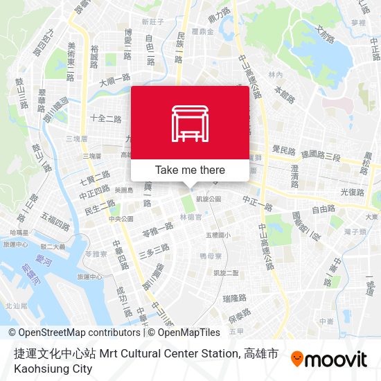 捷運文化中心站 Mrt Cultural Center Station地圖