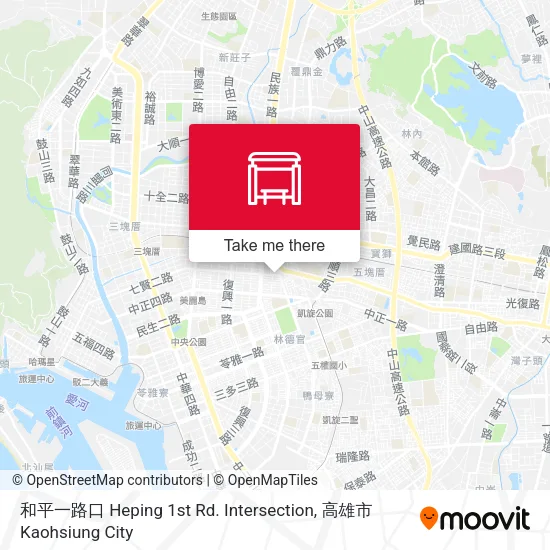 和平一路口 Heping 1st Rd. Intersection map