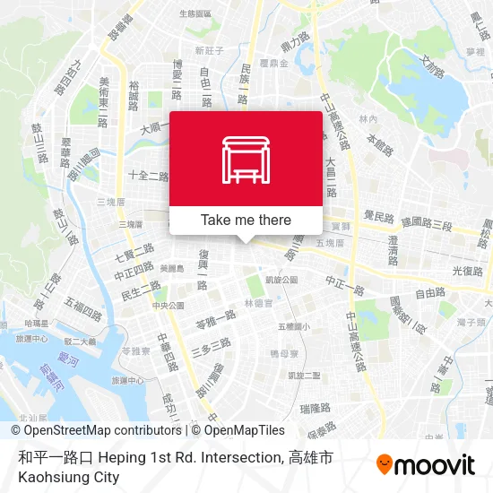 和平一路口 Heping 1st Rd. Intersection map