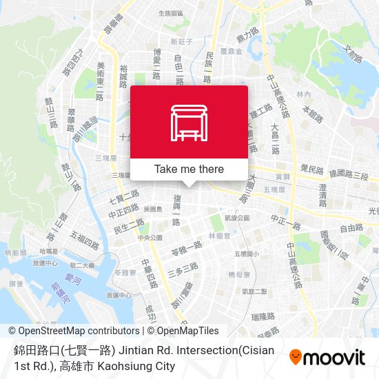 錦田路口(七賢一路) Jintian Rd. Intersection(Cisian 1st Rd.) map