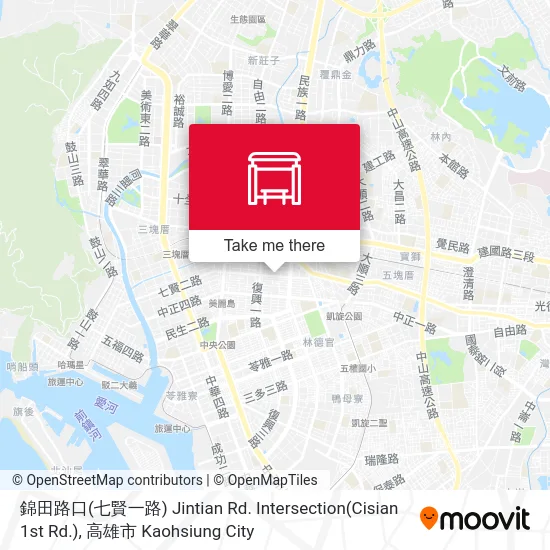 錦田路口(七賢一路) Jintian Rd. Intersection(Cisian 1st Rd.)地圖