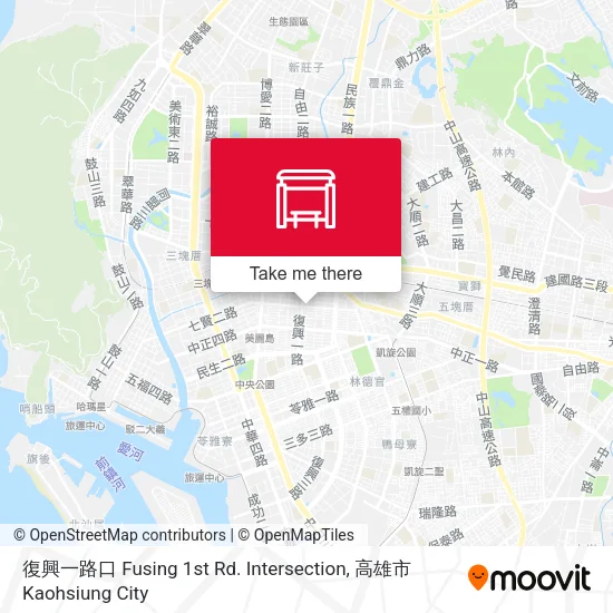 復興一路口 Fusing 1st Rd. Intersection地圖