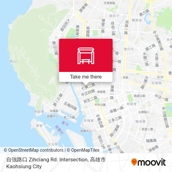 自強路口 Zihciang Rd. Intersection地圖