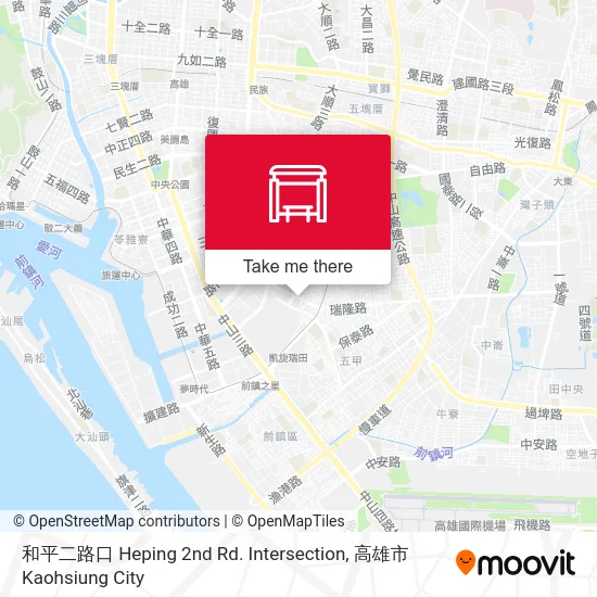 和平二路口 Heping 2nd Rd. Intersection map