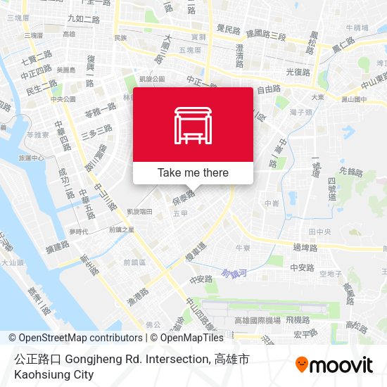 公正路口 Gongjheng Rd. Intersection map