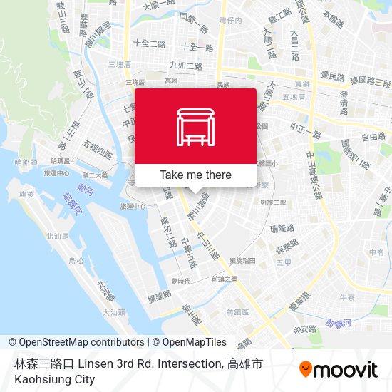 林森三路口 Linsen 3rd Rd. Intersection map