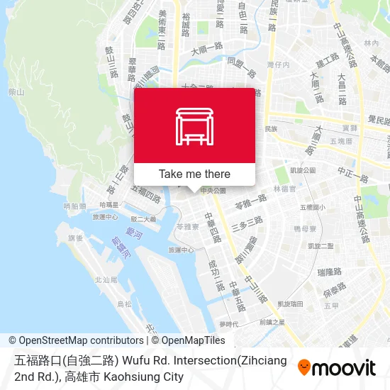 五福路口(自強二路) Wufu Rd. Intersection(Zihciang 2nd Rd.)地圖