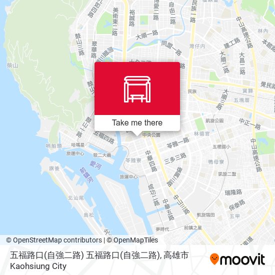 五福路口(自強二路) 五福路口(自強二路) map