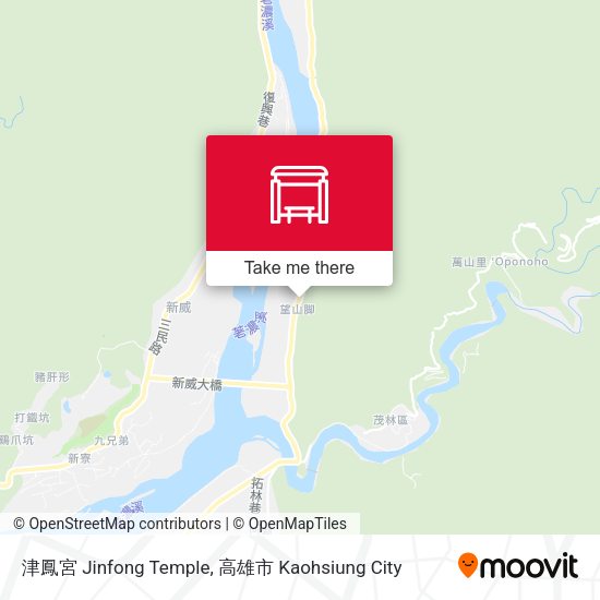 津鳳宮 Jinfong Temple map