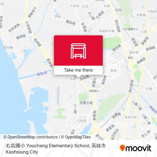 右昌國小 Youchang Elementary School map