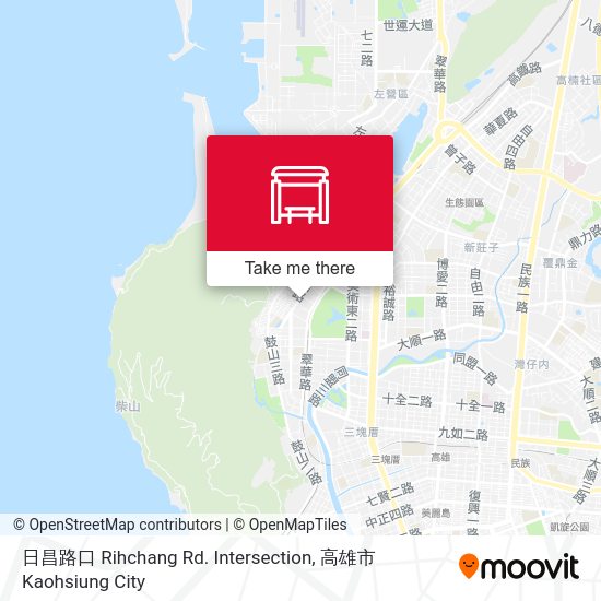 日昌路口 Rihchang Rd. Intersection map