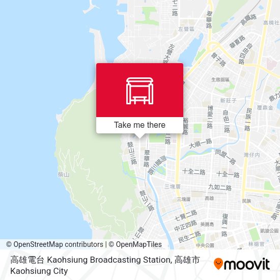 高雄電台 Kaohsiung Broadcasting Station map