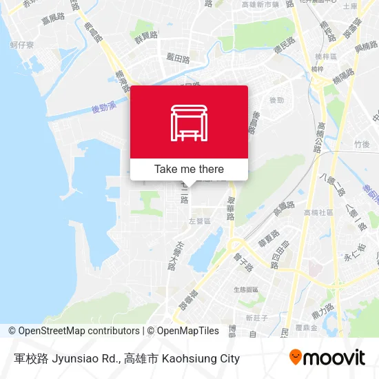 軍校路 Jyunsiao Rd. map