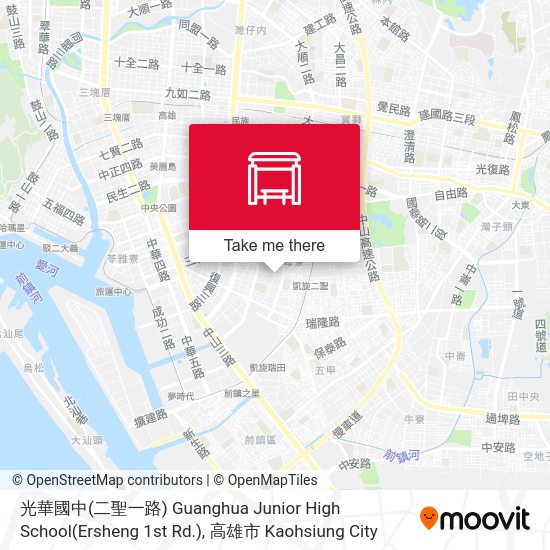 光華國中(二聖一路) Guanghua Junior High School(Ersheng 1st Rd.)地圖