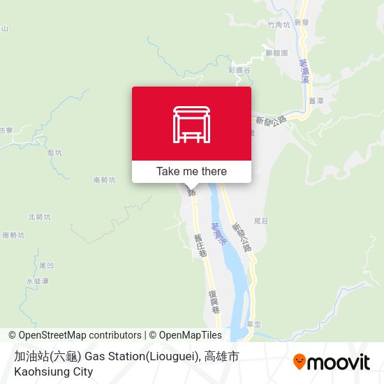加油站(六龜) Gas Station(Liouguei) map