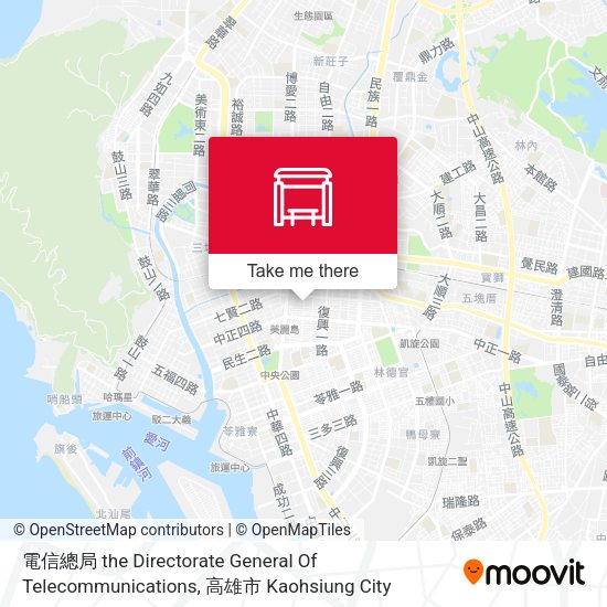 電信總局 the Directorate General Of Telecommunications map