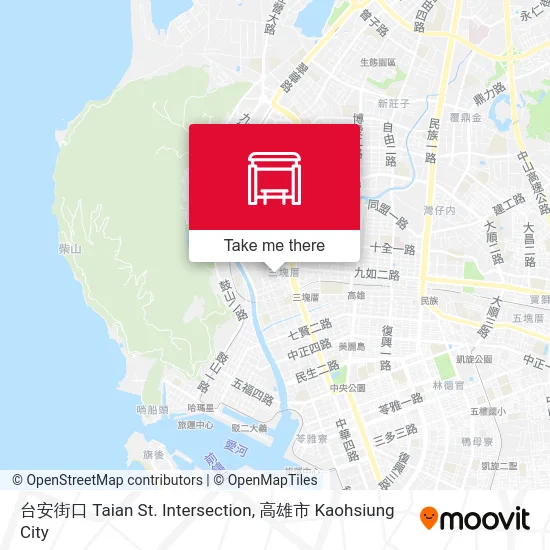 台安街口 Taian St. Intersection map