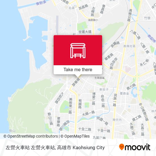 左營火車站 左營火車站 map