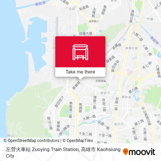 左營火車站 Zuoying Train Station map