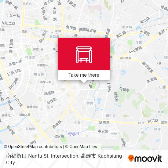 南福街口 Nanfu St. Intersection map