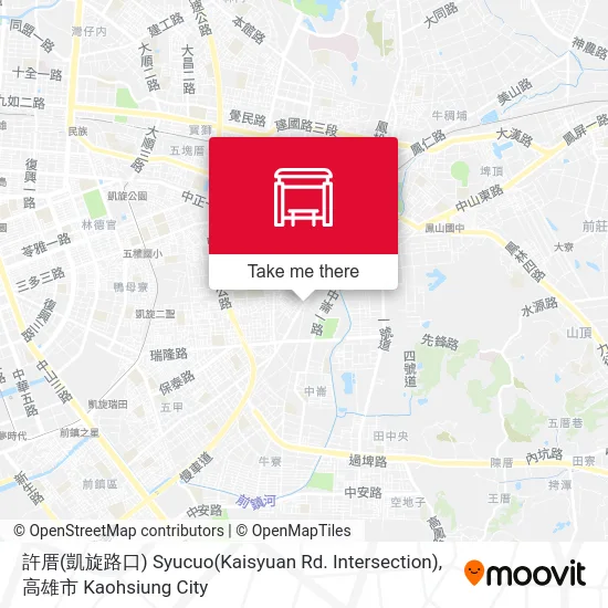 許厝(凱旋路口) Syucuo(Kaisyuan Rd. Intersection) map