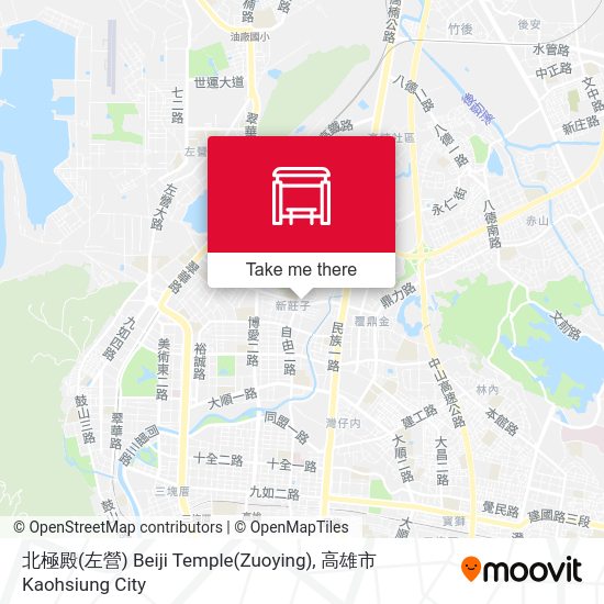 北極殿(左營) Beiji Temple(Zuoying) map