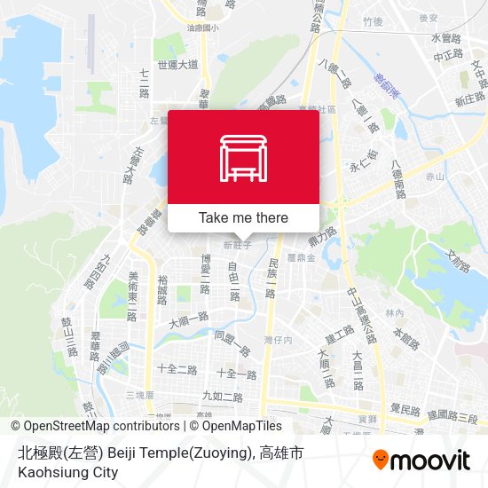 北極殿(左營) Beiji Temple(Zuoying)地圖