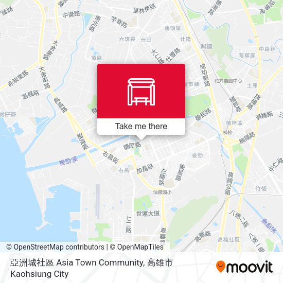 亞洲城社區 Asia Town Community map