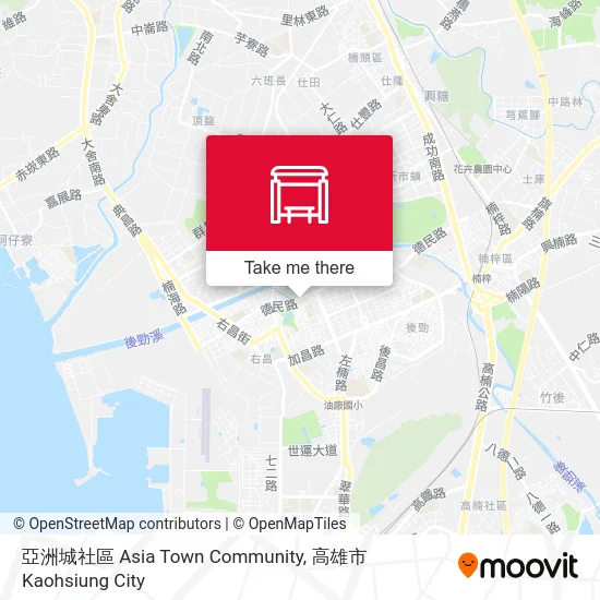 亞洲城社區 Asia Town Community map
