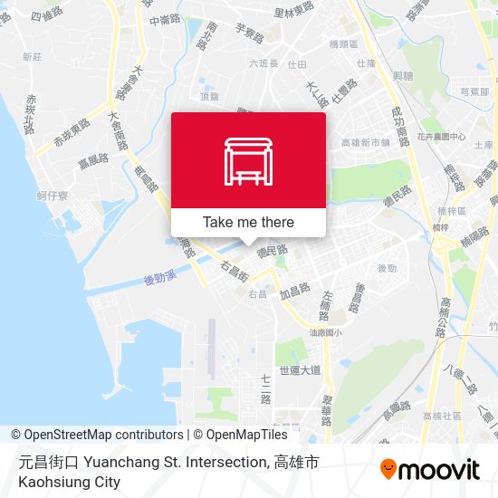 元昌街口 Yuanchang St. Intersection map