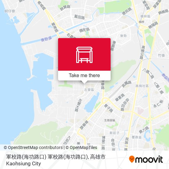 軍校路(海功路口) 軍校路(海功路口) map