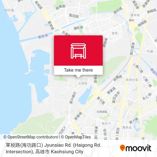 軍校路(海功路口) Jyunsiao Rd. (Haigong Rd. Intersection)地圖