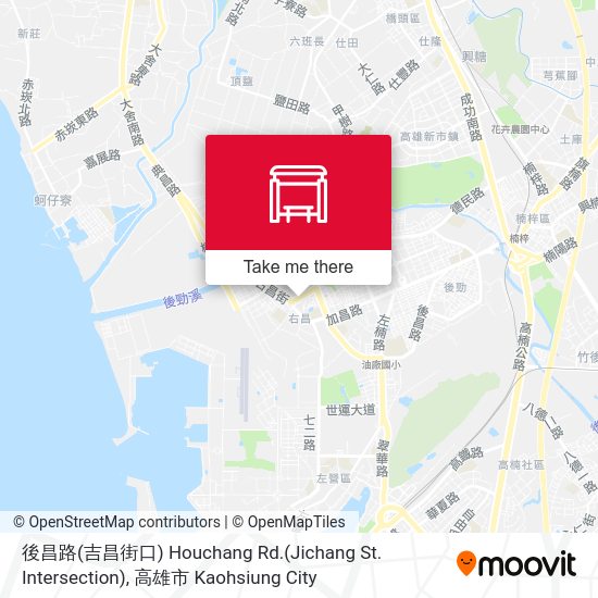 後昌路(吉昌街口) Houchang Rd.(Jichang St. Intersection) map