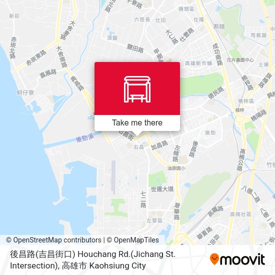 後昌路(吉昌街口) Houchang Rd.(Jichang St. Intersection) map