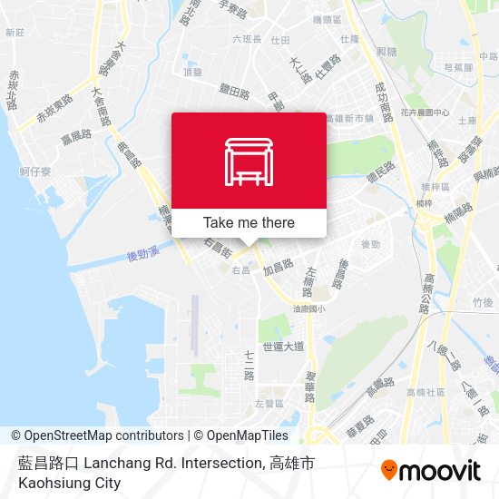 藍昌路口 Lanchang Rd. Intersection map